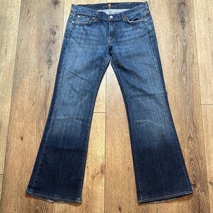 7FAMK Medium Wash Flare Jeans Size 31